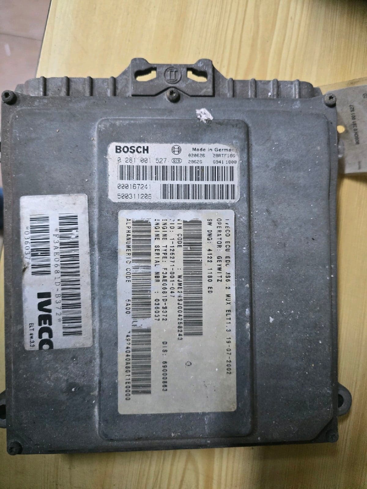 BOSCH 0 281 001 527 - Main