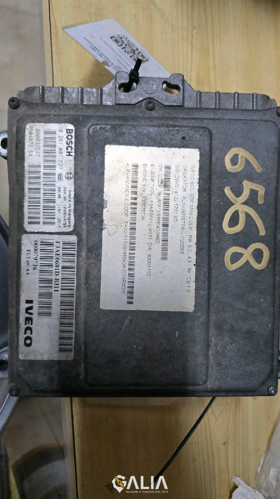 Bosch 0 281 001 527 - IVECO STRALIS 430 cursor 10 E3 - Main
